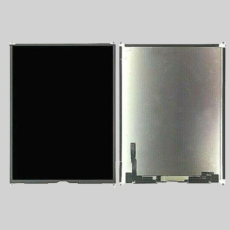 Two Cirrus-link iPad 7 Gen (2019) 10.2" LCD Display Screen replacements are shown: the left shows the front, while the right reveals the back with connectors, both displayed side by side on a neutral background.