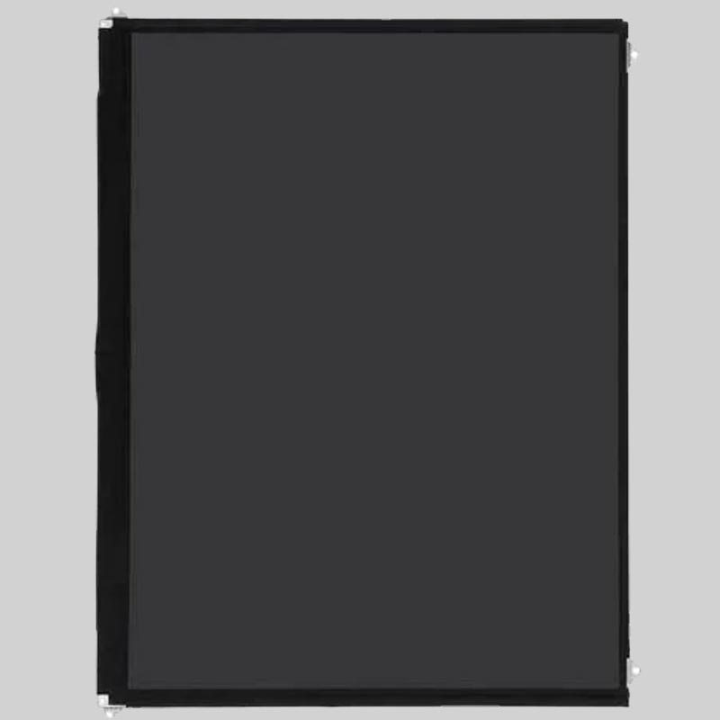 The Cirrus-link iPad 6 Gen (2018) 9.7" LCD Display Screen replacement features a rectangular black panel with a slim frame, shown vertically against a plain gray background.