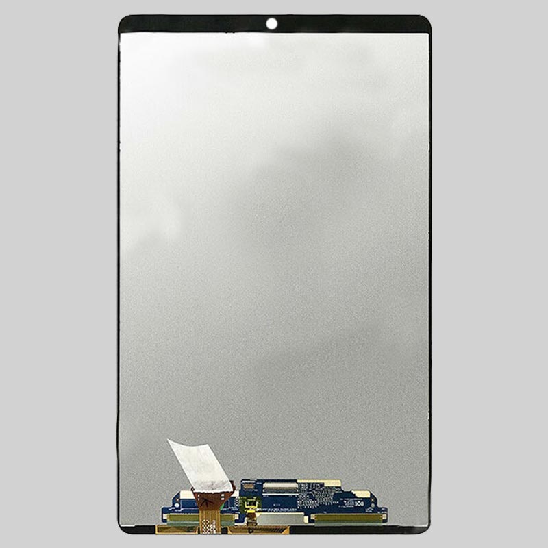 Cirrus-link Touch screen for Samsung Galaxy Tab A 10.1" (2019) (SM-T510/T515) LCD Assembly with attached circuitry, shown on a plain grey background, ideal as a digitizer assembly replacement.