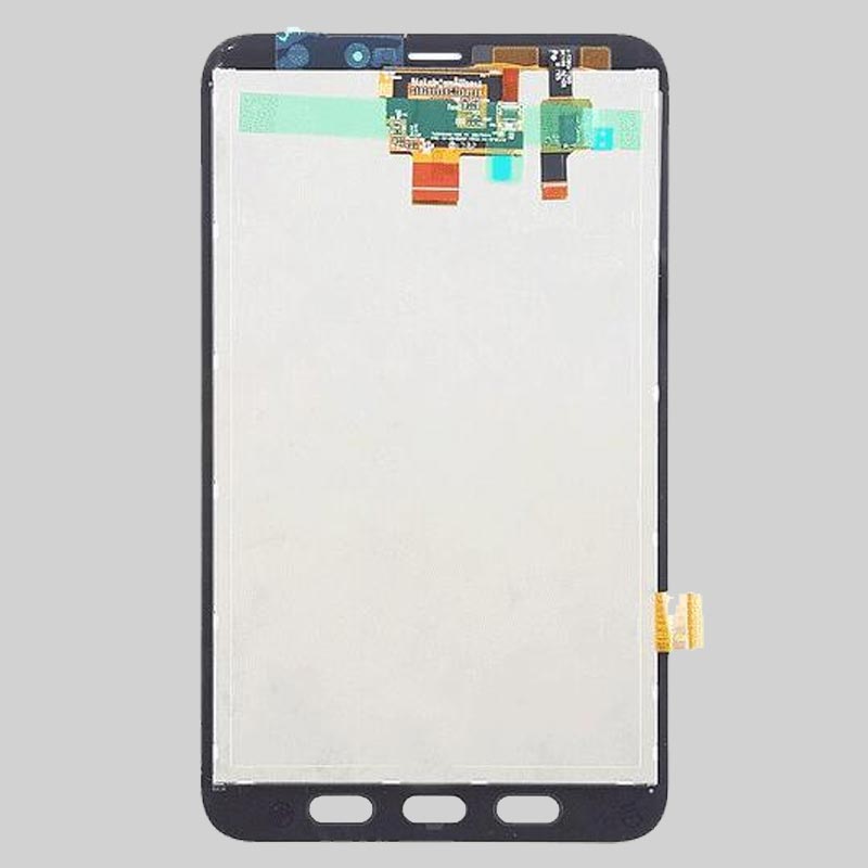 A Cirrus-link touch screen LCD assembly for Samsung Galaxy Tab Active 2 (SM-T390/T395Y) with exposed connectors, displayed on a plain gray background.