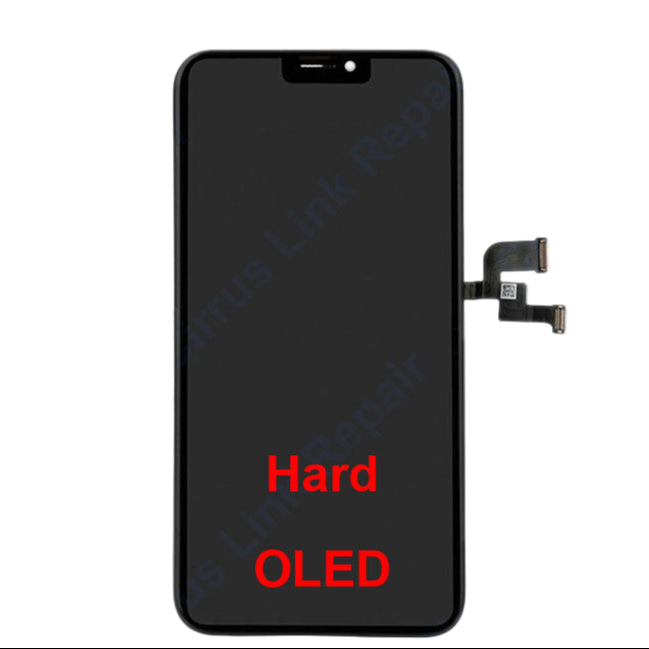 Cirrus-link Screen Replacement - iPhone X LCD Screen & Digitizer Assembly, ideal for Apple iPhone X screen repair or full digitizer replacement, displayed on a plain background.