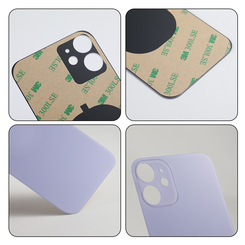 Back Glass Cover with Big Camera Hole for iPhone 12 mini - AfterMarket