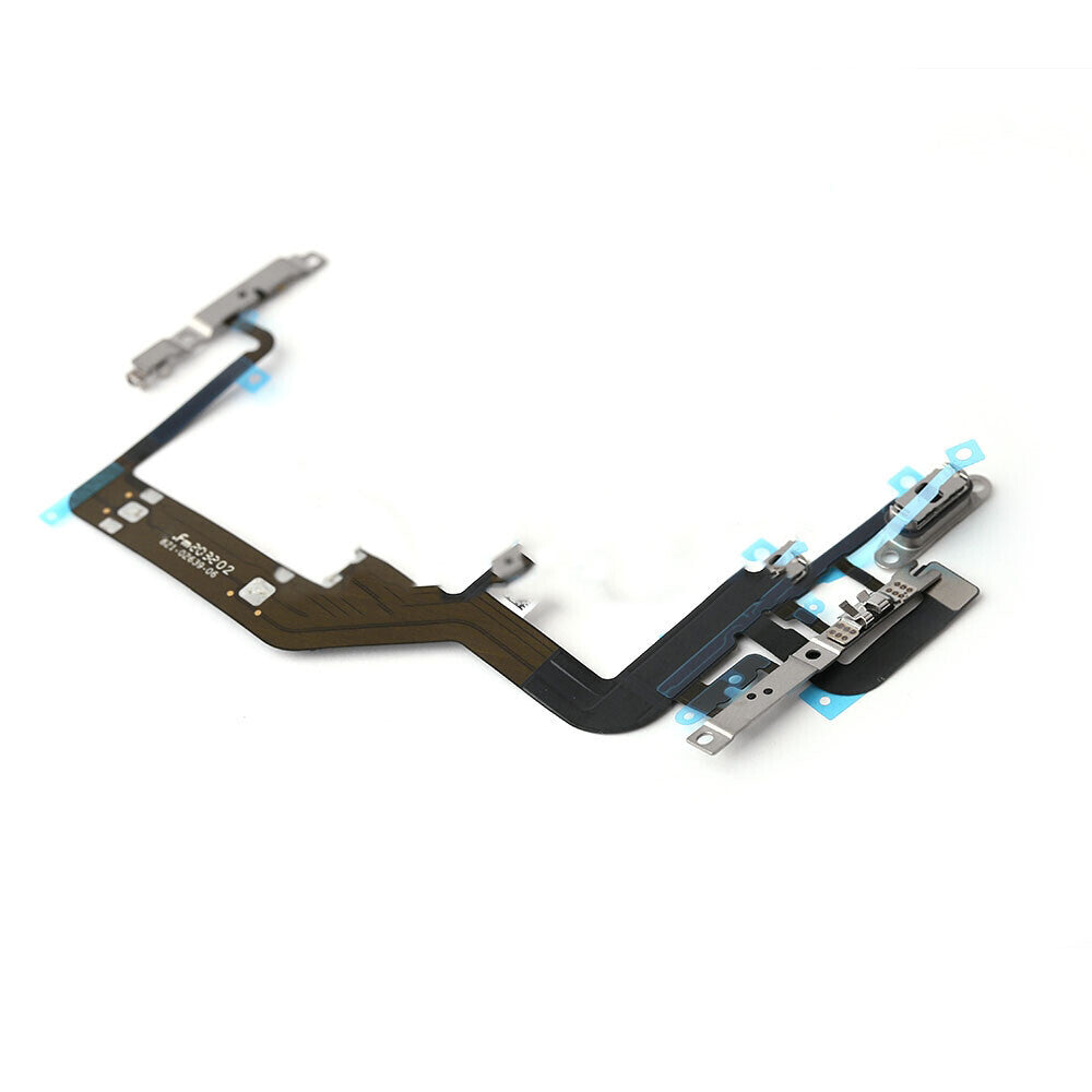 Power and Volume Flex Cable with Metal Bracket For iPhone 12/12 Pro