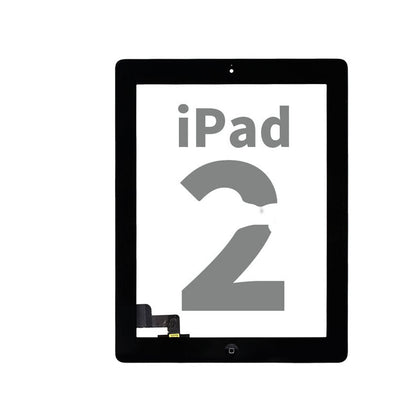 Touch Digitizer Assembly for iPad 2 with Tesa Tape (Black)