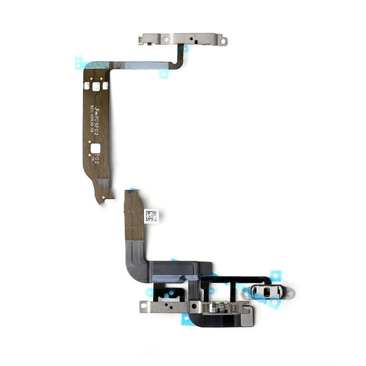 Power and Volume Flex Cable with Metal Bracket For iPhone 12/12 Pro