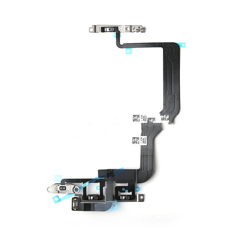 Power and Volume Flex Cable with Metal Bracket For iPhone 12/12 Pro