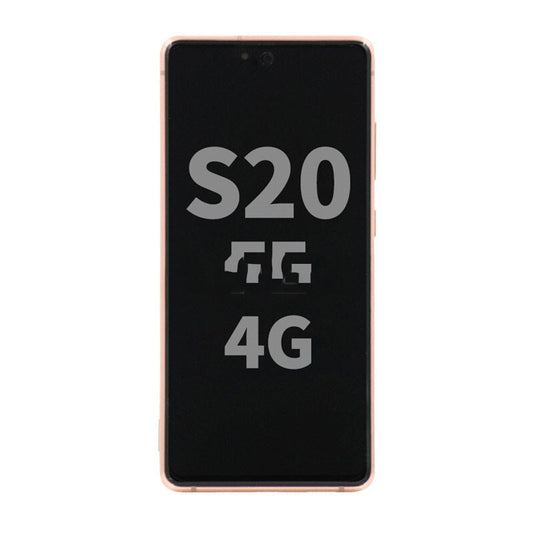 Display Assembly With Frame For Samsung S20 FE 4G/5G (Refurbished)