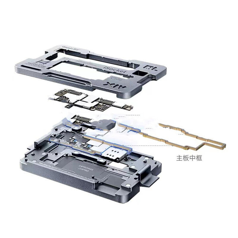 iSocket 8-in-1 Motherboard Layered Test Stand For iPhone 14 Series