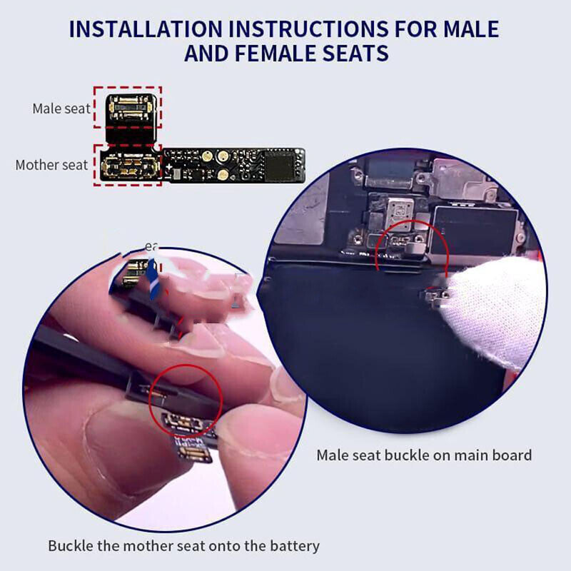 Pre-Programmed Battery Tag-On Flex Cable For iPhone 11 Pro/11 Pro Max