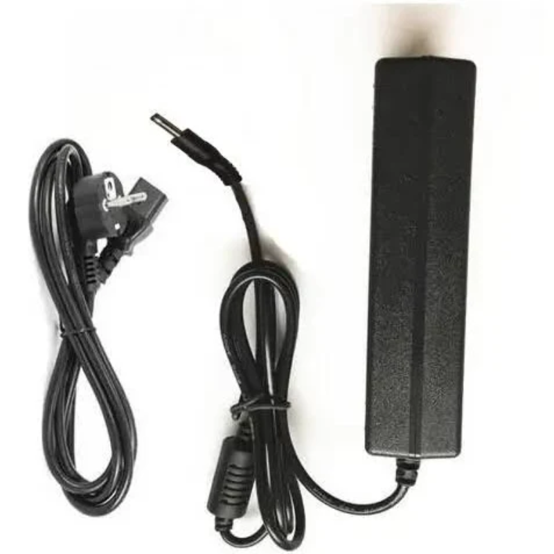 A black Cirrus-link power adapter cord that is compatible with Samsung devices.