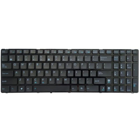 A black Cirrus-link replacement keyboard for Toshiba Satellite models on a white background.