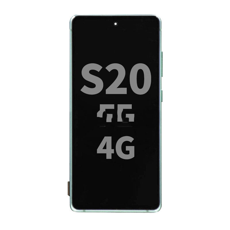 Display Assembly With Frame For Samsung S20 FE 4G/S20 FE 5G (Refurbished)