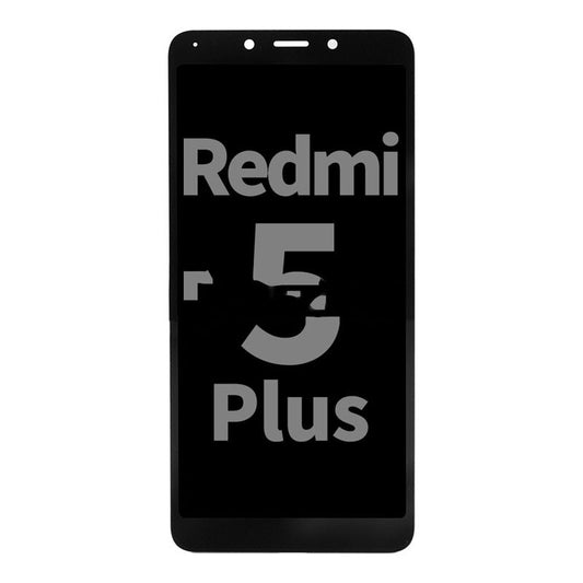 Display Assembly With Frame For Xiaomi Redmi 5 Plus (OEM Material) (Black)