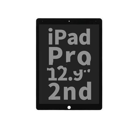 Display Assembly With Touch Trackpad For iPad Pro 12.9 2nd Generation (A1670/A1671) Refurbished Black