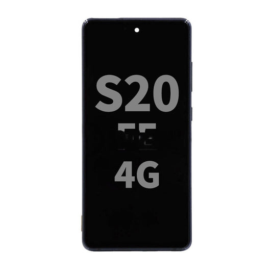 Display Assembly With Frame For Samsung S20 FE 4G/S20 FE 5G (Refurbished)