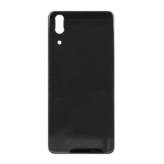 A premium replacement part, the Dr.Parts Back Cover Without Logo For Huawei Ascend P20 (Black) is designed for the Huawei Ascend P20 and features two precise cutouts for the camera and flash in the top left corner.