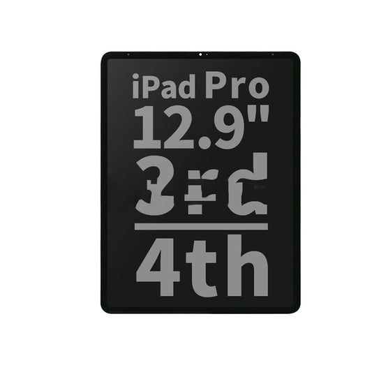 Display Assembly For iPad Pro 12.9" 3rd/4th Gen (Black)