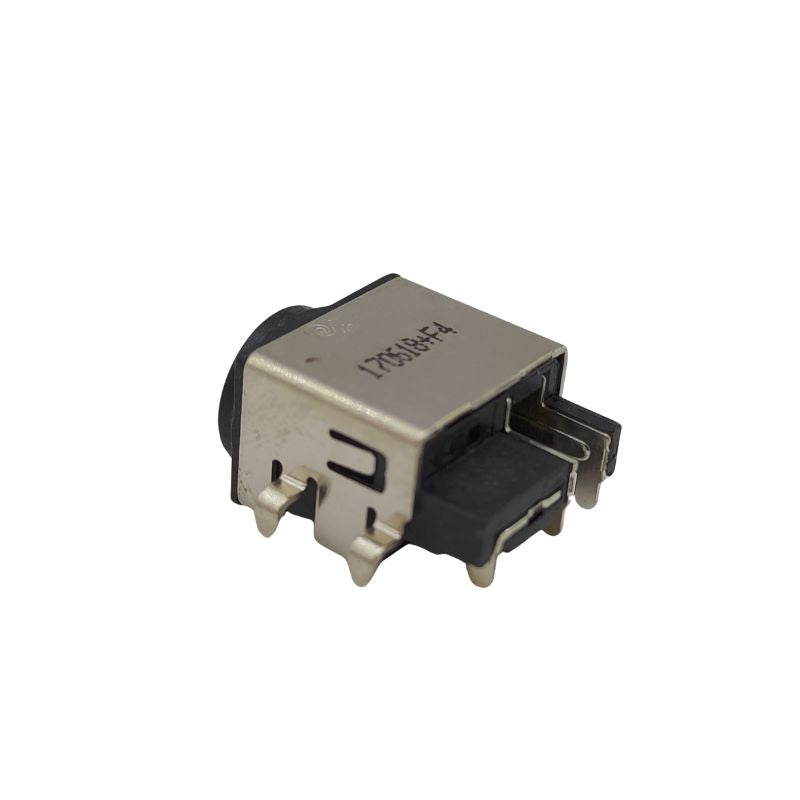 A small black Cirrus-link DC Jack DC-619 on a white background, serving as a power source for Samsung laptop models.