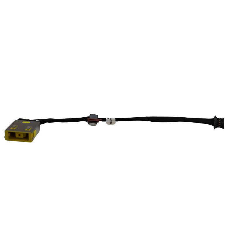 A black and yellow Cirrus-link DC Jack DC-621 wire used for power supply in a Dell XPS 14 L401X model.