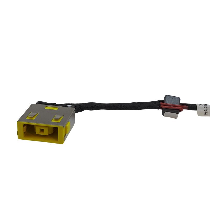A yellow and black Cirrus-link DC Jack electrical connector (DC-621) for Dell XPS 14 L401X.