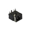 Black Cirrus-link DC Jack DC-624 power connector with solder terminals on a white background, compatible with HP Compaq laptop models.