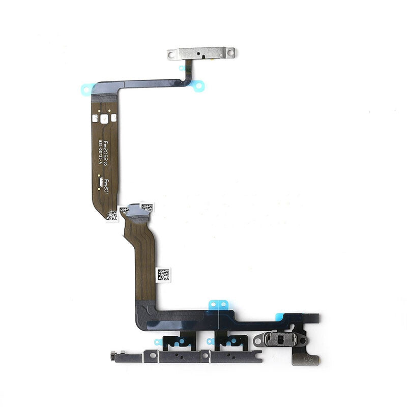 Power and Volume Flex Cable with Metal Bracket For iPhone 12 Pro Max