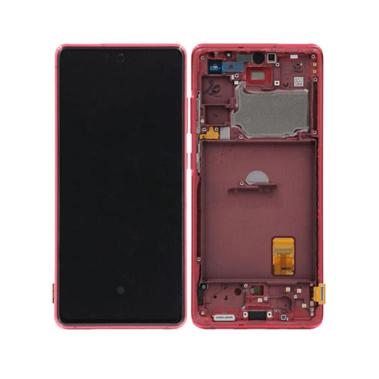 Display Assembly With Frame For Samsung S20 FE (Refurbished)