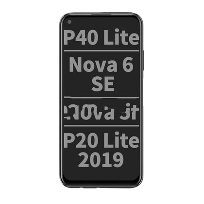 Display Assembly With Frame For Huawei P40 Lite/Nova 6 SE/Nova 5i/P20 Lite 2019 (OEM Material)