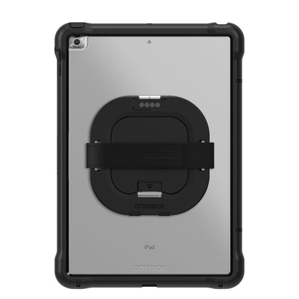 Replace with: OtterBox Unlimited Case Pro Pack (Unpackaged) - For iPad 10.2 7th/8th/9th Gen by OTTERBOX

Revised Sentence: Protective OtterBox Unlimited Case Pro Pack (Unpackaged) with hand strap for an iPad, ideal for everyday protection in K-12 classrooms.