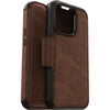 Brown leather OTTERBOX Strada Case - For iPhone 14 Pro (6.1
