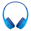 BELKIN SoundForm Mini Wireless - On-Ear Headphones for Kids in Blue color, isolated on a white background.