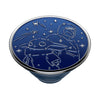 Blue PopSockets PopGrip Licensed - Enamel Mandalorian with constellation and zodiac sign engravings, wireless charging compatible.