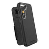 EFM Monaco Case Armour with ELeather and D3O 5G Signal Plus Technology - For Samsung Galaxy S23 - Black/Space Grey