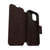 Otterbox Strada Folio MagSafe Case - For iPhone 15 - Espresso