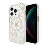 Case-Mate Floral Gems MagSafe Case - For iPhone 15 Pro - Gold