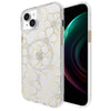 Case-Mate Floral Gems MagSafe Case - For iPhone 15 Plus - Gold