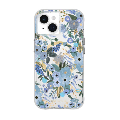 Case-Mate Rifle Paper MagSafe Case - For iPhone 15 - Garden Party Blue