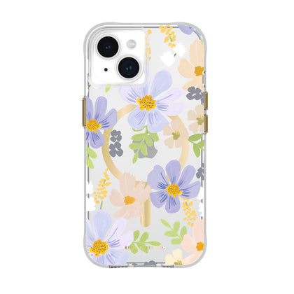 Case-Mate Rifle Paper MagSafe Case - For iPhone 15 - Pastel Marguerite