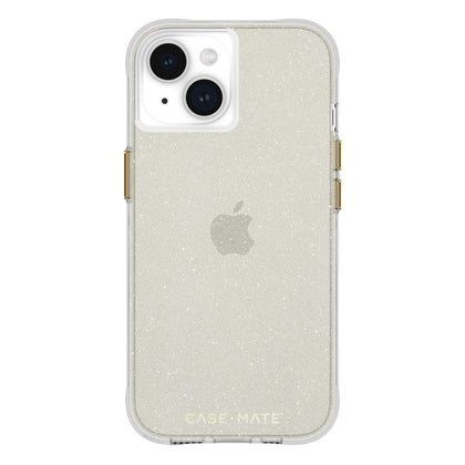 Case-Mate Sheer Crystal Case - For iPhone 15 - Gold