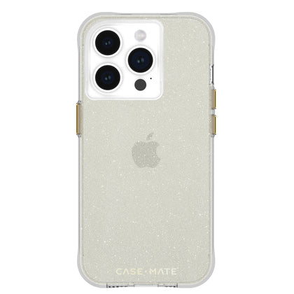 Case-Mate Sheer Crystal Case - For iPhone 15 Pro - Gold