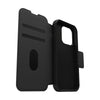 Otterbox Strada Folio MagSafe Case - For iPhone 15 Pro - Shadow
