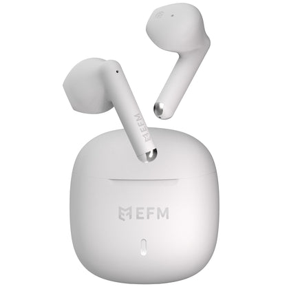EFM Kansas TWS Earbuds - With Fast Charge - White