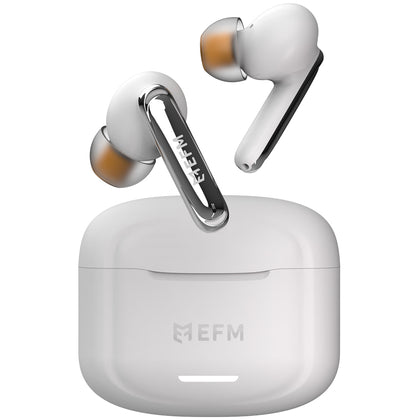EFM New Orleans TWS Earbuds - With Active Noise Cancelling - White