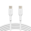 Belkin BoostCharge PVC USB-C to USB-C Cable - 2 Pack White