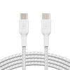 Belkin BoostCharge Braided USB-C to USB-C Cable - 2 Pack White