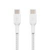Belkin BoostCharge Braided USB-C to USB-C Cable - 2 Pack White
