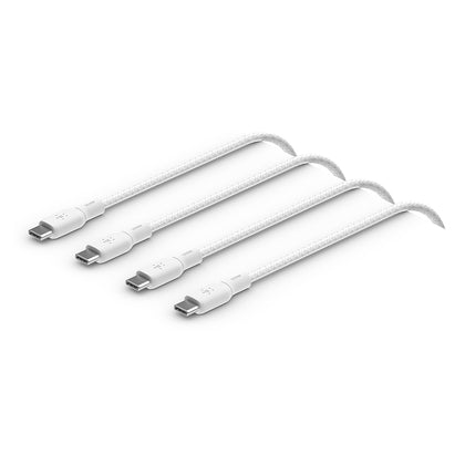 Belkin BoostCharge USB-C to USB-C Cable 100W - 2 Pack White