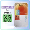 Packaging for Cirrus-link JK Incell IPhone Xs Max LCD Screen Replacement, featuring a high-quality replacement screen designed for the iPhone XS Max. The 6.5-inch screen size and independent development are highlighted. The background showcases gradient colors and includes the brand logo, indicating it as an ideal iPhone XS Max screen replacement.