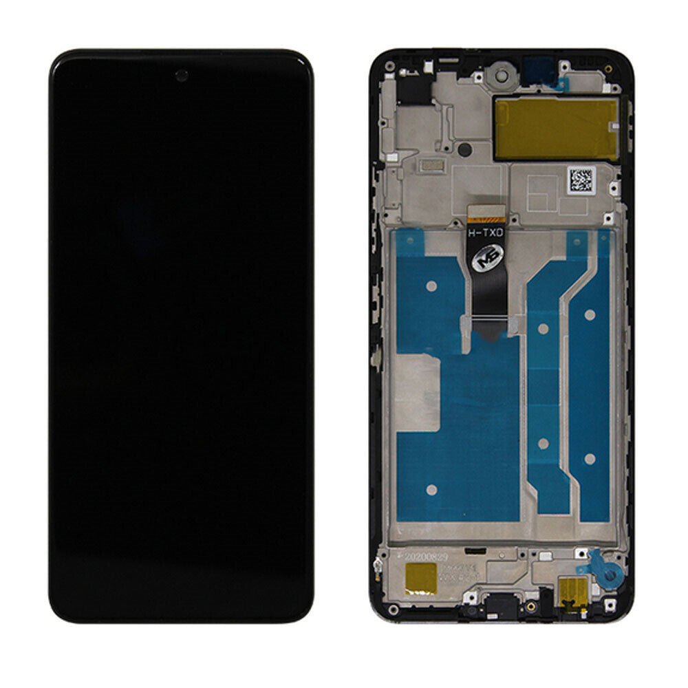 Display Assembly With Frame For Huawei P Smart 2021/Y7a/Honor 10X Lite (Black)