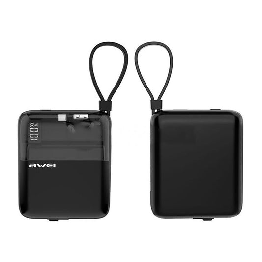AWEI 10000mAh Power Bank With Cable